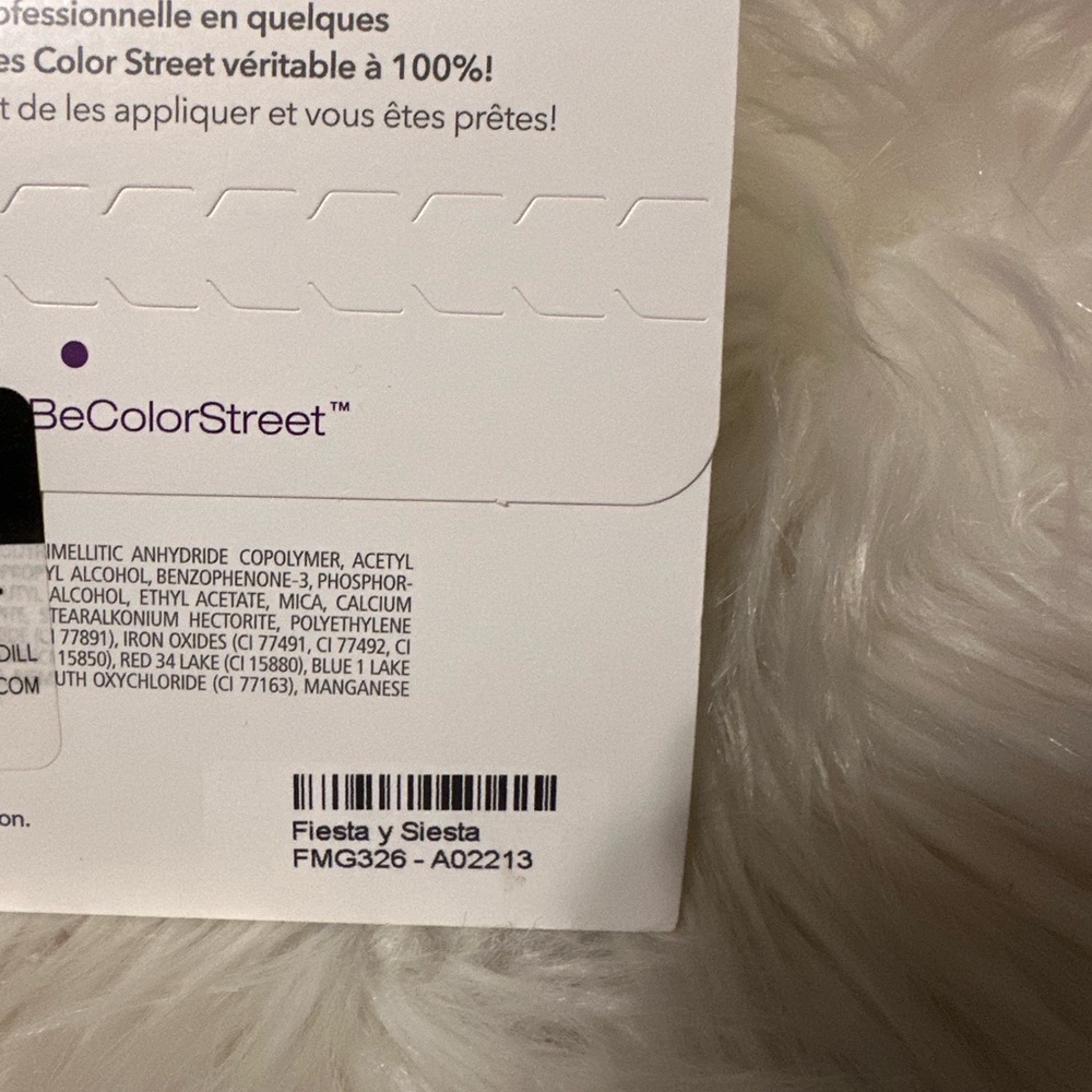 Color Street Fiesta & Siesta- Black with Multicolor Glitter Press-On Nails - Picture 8 of 17